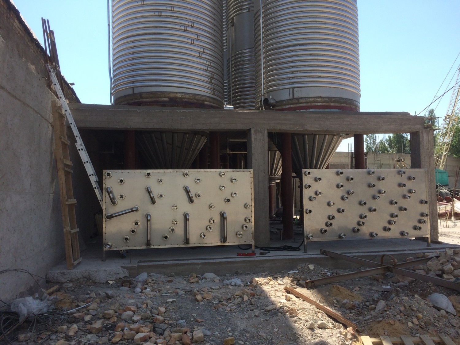 Изготовление промышленных резервуаров для производства и хранения