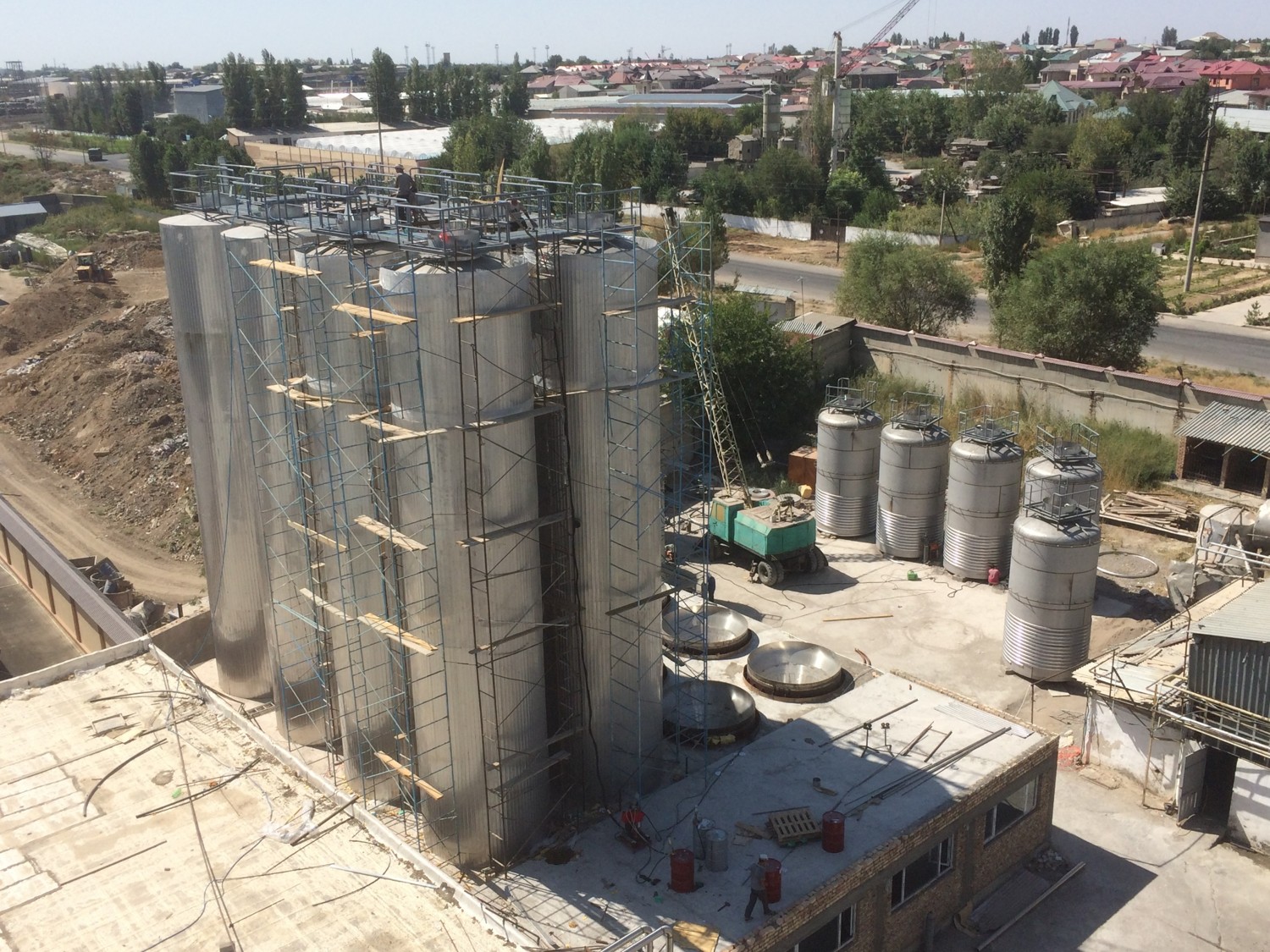 Изготовление промышленных резервуаров для производства и хранения